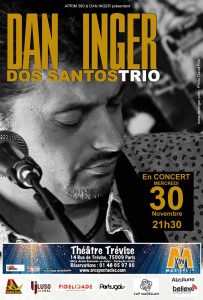 DAN INGER DOS SANTOS en concert le mercredi 30 novembre 2016