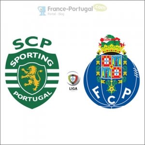 Sporting - FC Porto en Liga portugaise