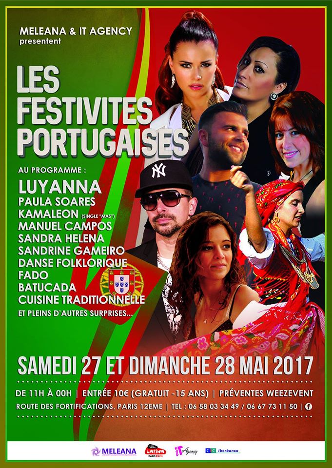 Les Festivités Portugaises, les 27 et 28 mai 2017