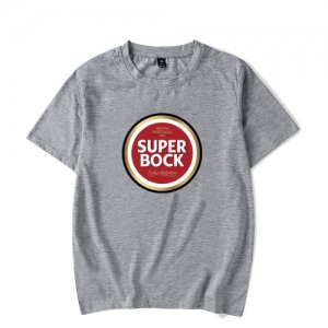 T-shirt SUPER BOCK gris clair