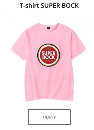 T-shirt SUPER BOCK dans la boutique en ligne France-Portugal.com