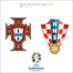 Portugal-Croatie, match de préparation pour l'EURO 2024 en Allemagne