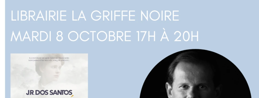 J.R. Dos Santos à la librairie La Griffe Noire