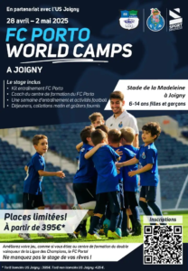 Stage de Foot FC Porto World Camp à Joigny (89)