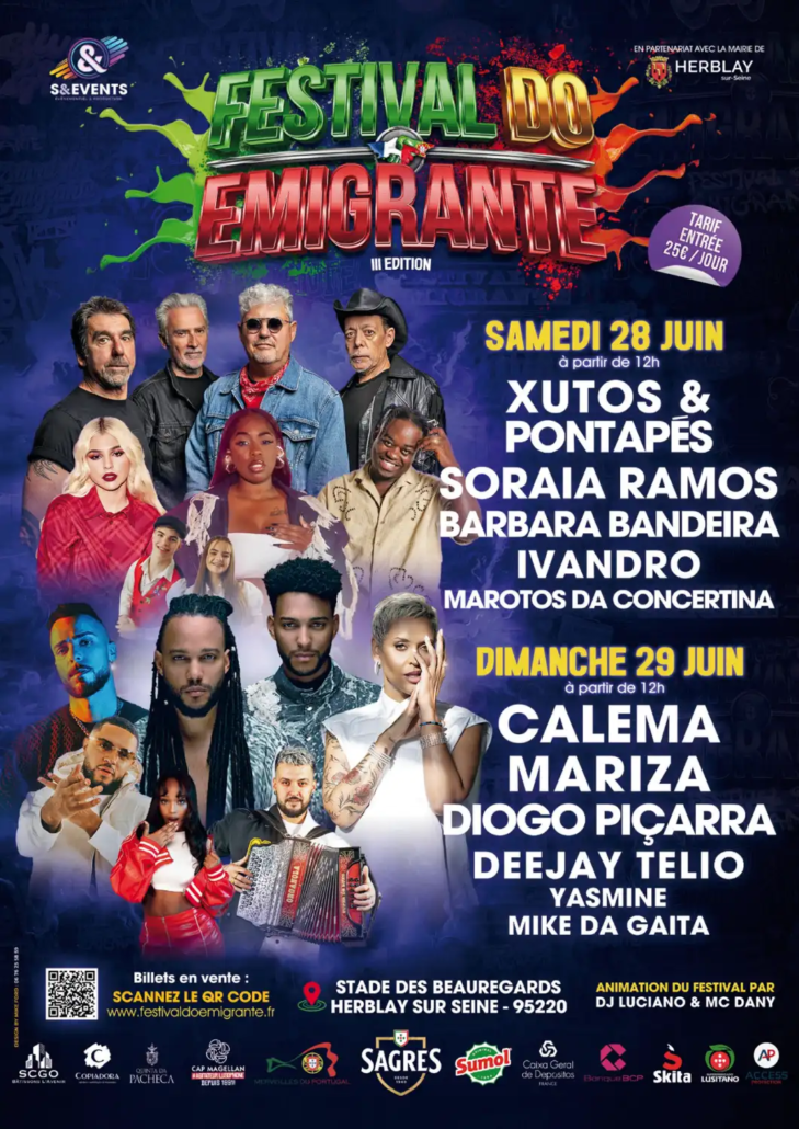 FESTIVAL DO EMIGRANTE, samedi 28 et dimanche 29 juin 2025, à Herblay-sur-Seine