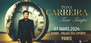 Tony Carreira en concert au Palais des Sports de Paris, le 7 mars 2026