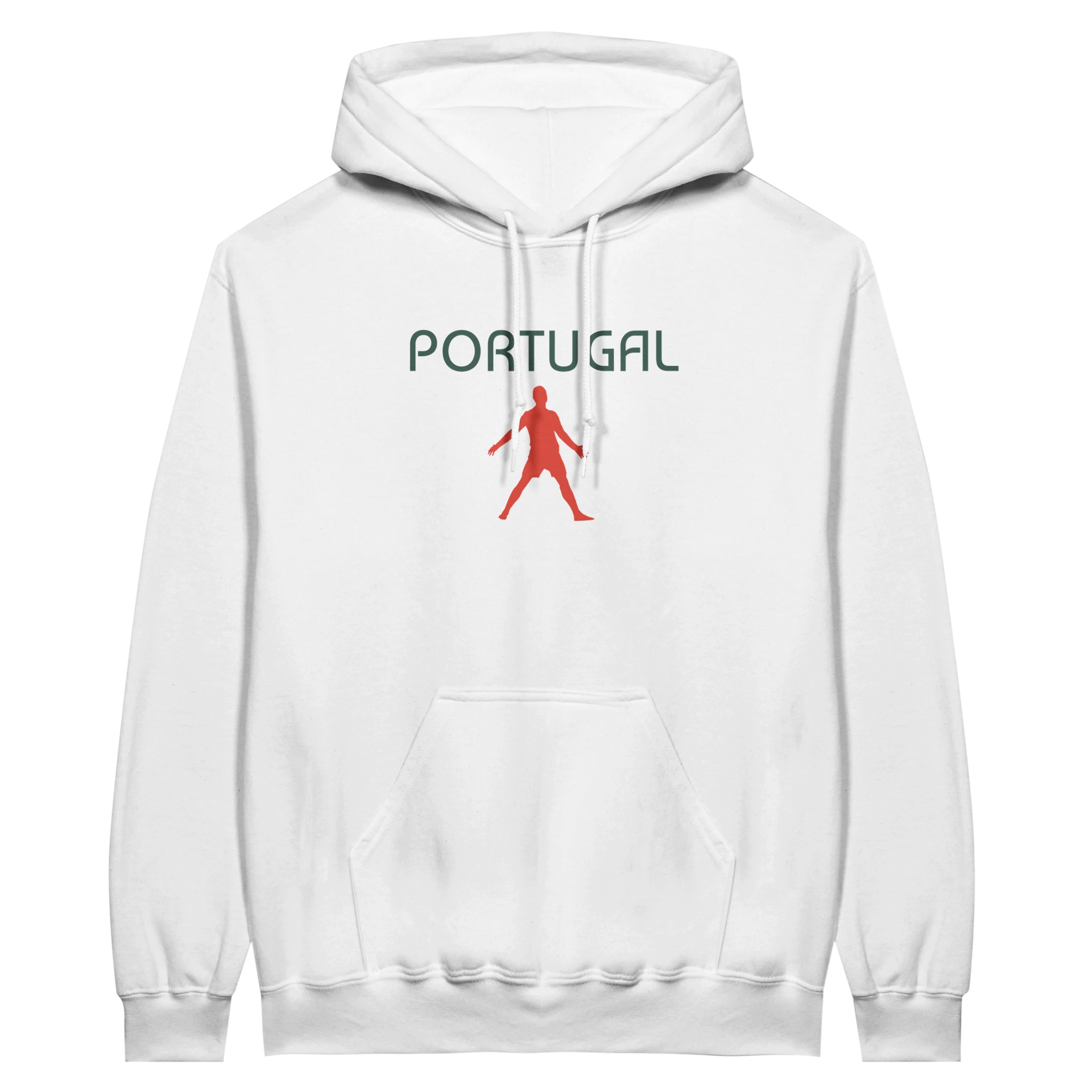 Sweat à capuche PORTUGAL CR7 blanc
