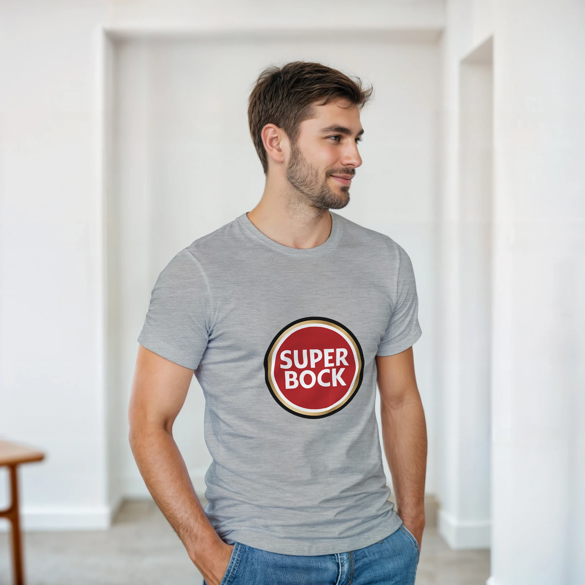 T-shirt SUPER BOCK gris