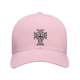 Casquette football Portugal rose - emblème brodé en noir