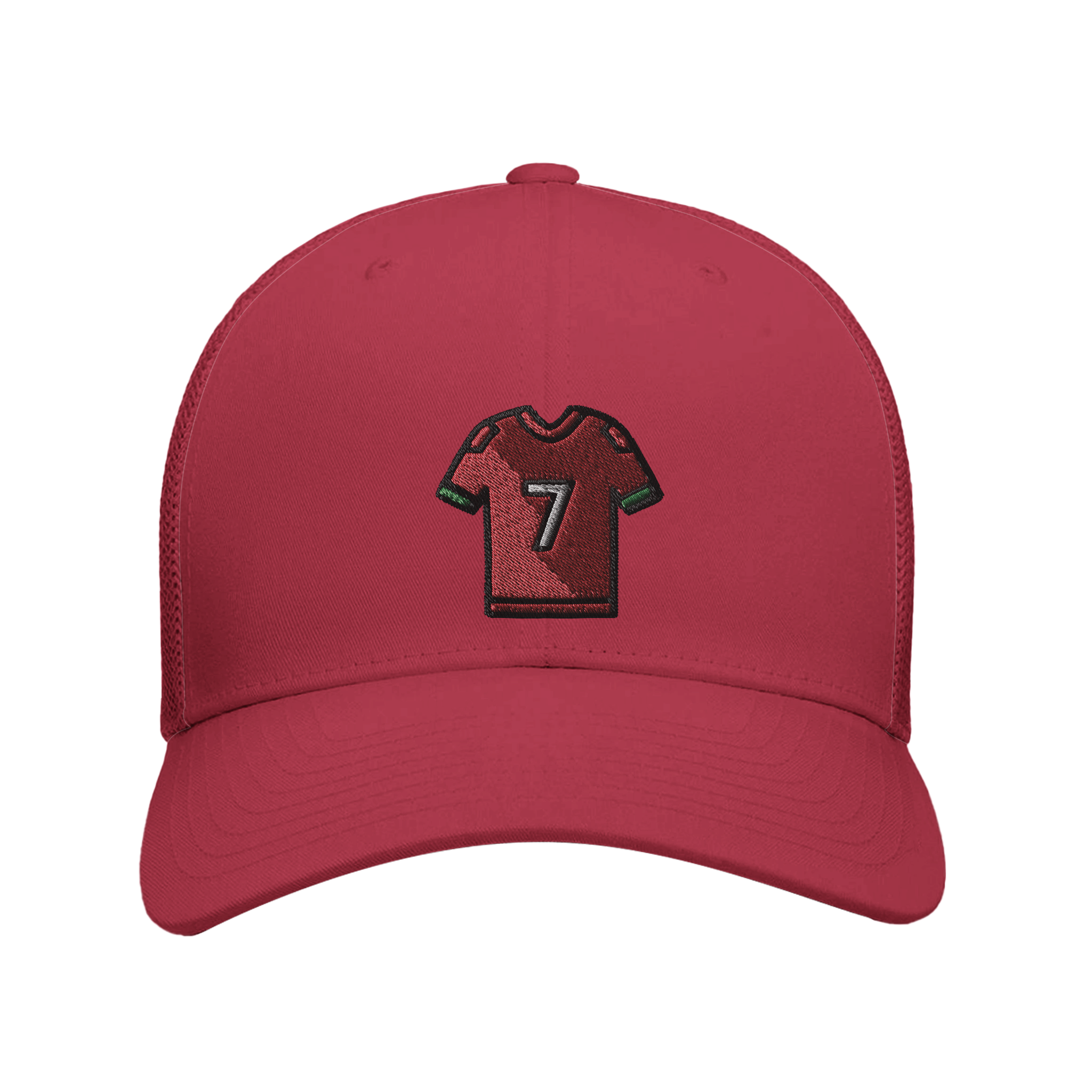 Casquette CAMISOLA 7 rouge canneberge