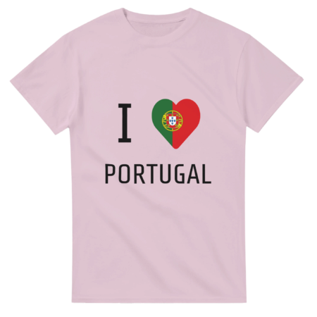 t-shirt I love PORTUGAL rose