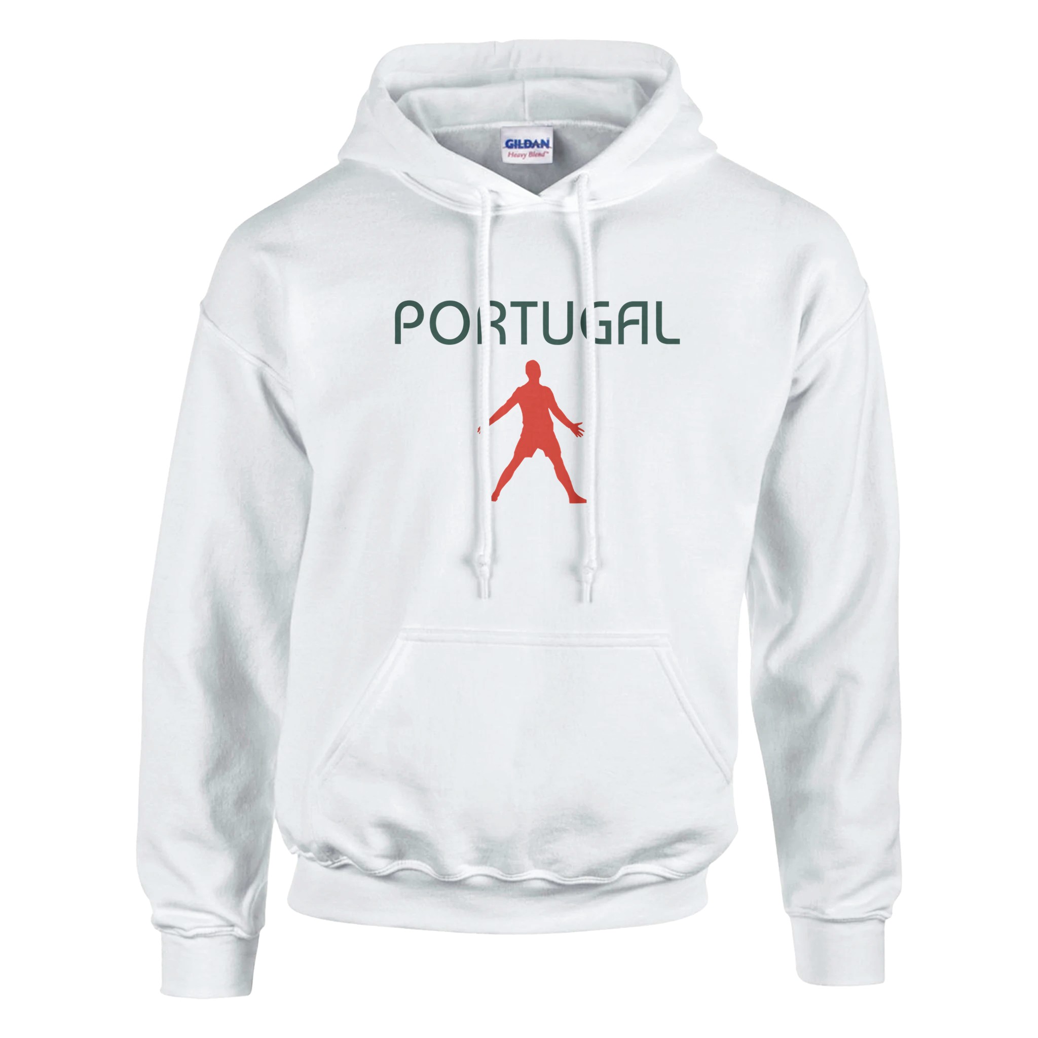 Sweat à capuche PORTUGAL CR7 blanc