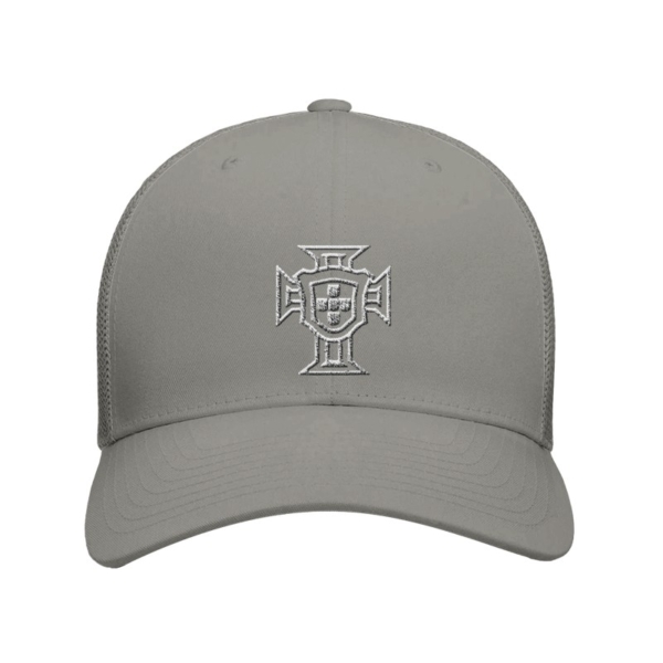 Casquette football Portugal grise - emblème brodé en blanc