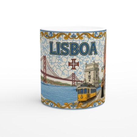 Mug LISBONNE en céramique de 325 ml