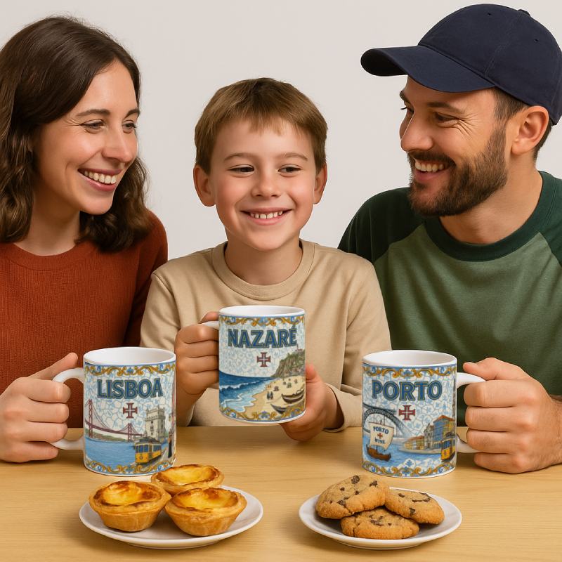 Mugs Porto, Lisboa, Nazaré de la boutique France-Portugal