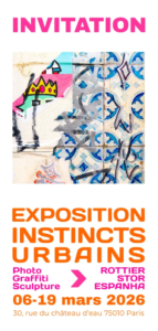 Exposition franco-portugaise INSTINCTS URBAINS à Paris du 6 au 19 mars 2026