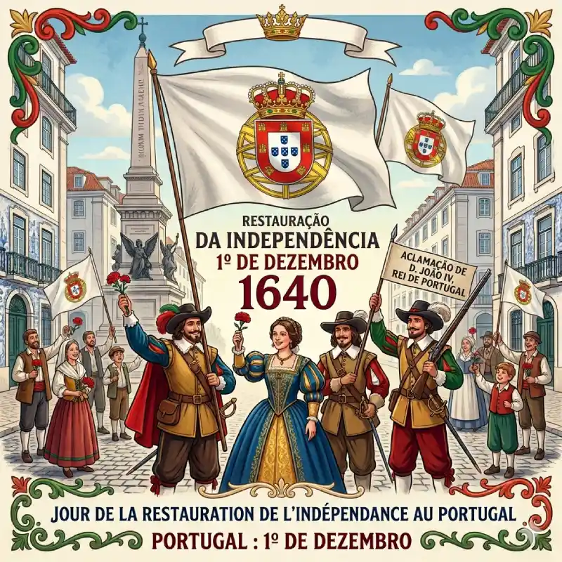 1er décembre 1640 : Jour de la Restauration de l’indépendance au Portugal