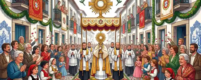 Corpo de Deus, une fête religieuse catholique d'une grande importance culturelle et sociale au Portugal